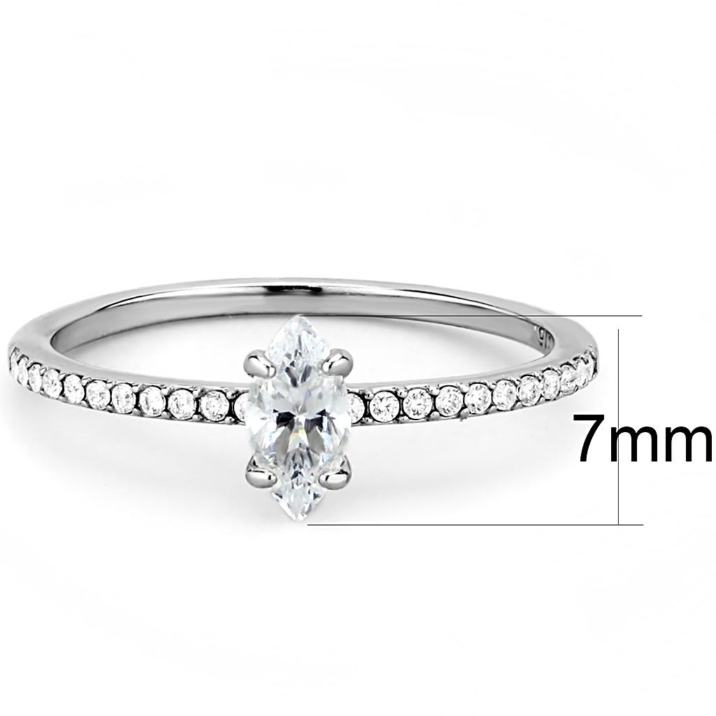 Women Stainless Steel Cubic Zirconia Rings DA031 - Jewelry & Watches - Bijou Her -  -  - 