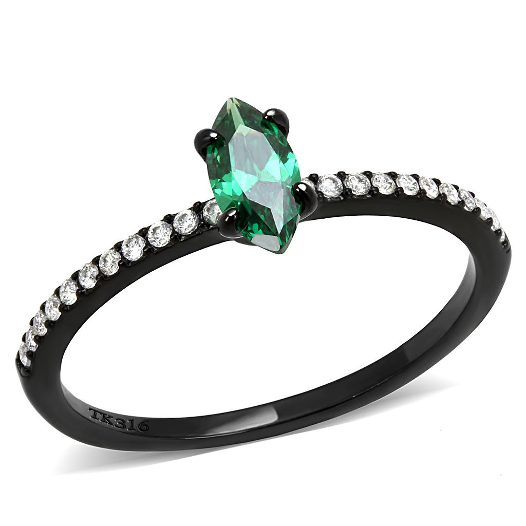Women Stainless Steel Cubic Zirconia Rings DA033 - Jewelry & Watches - Bijou Her -  -  - 