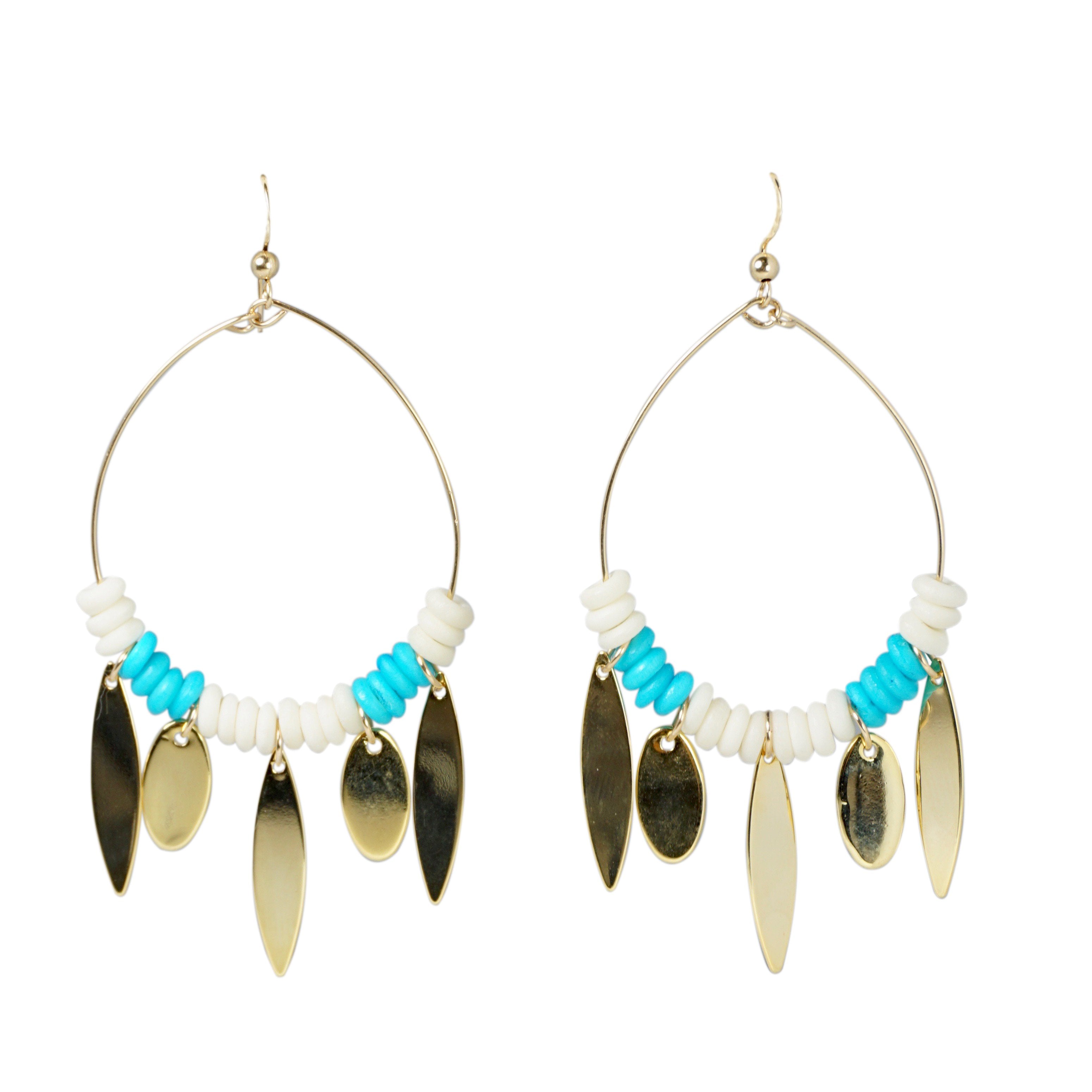 Trendy Oval Hoops for Statement Earrings: Handmade in Miami from Tribal Collection - Jewelry & Watches - Bijou Her -  -  - 