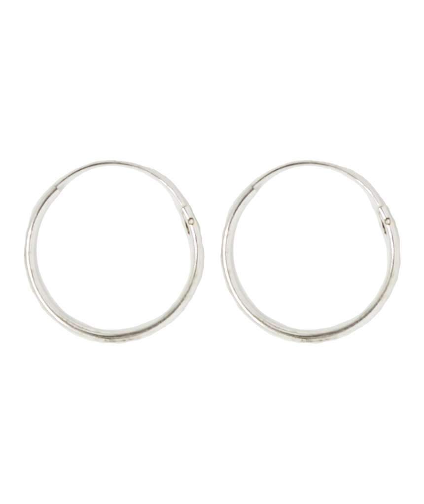 Handmade Brass Hoop Earrings - Classic Gold Pair by Urbiana - Jewelry & Watches - Bijou Her -  -  - 