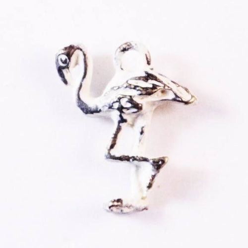Hand-Painted Flamingo Charm Jewelry - Necklace, Bracelet, or Charm Only - Jewelry & Watches - Bijou Her - Color - Style - 