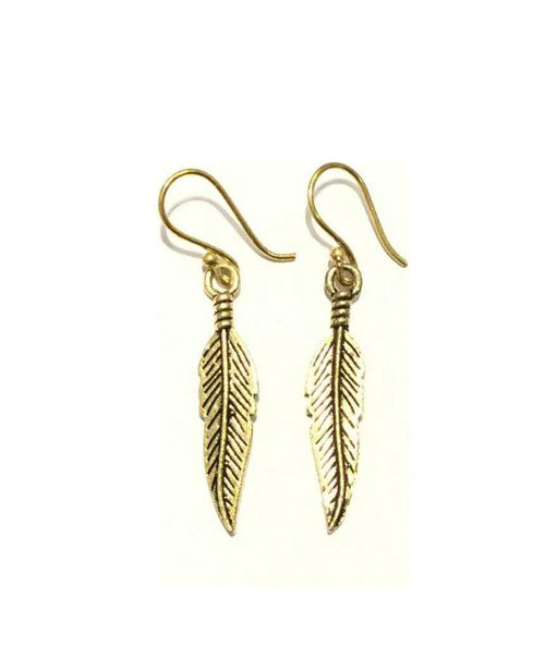 Handmade Feather Earrings - Simple, Elegant, and Grunge-inspired Jewelry for Any Occasion - Earrings - Bijou Her - Colour -  - 