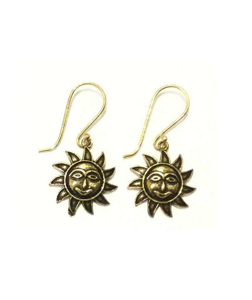 Small Sun Earrings - Gold and Silver, Hypoallergenic and Adjustable - Jewelry & Watches - Bijou Her - Color -  - 
