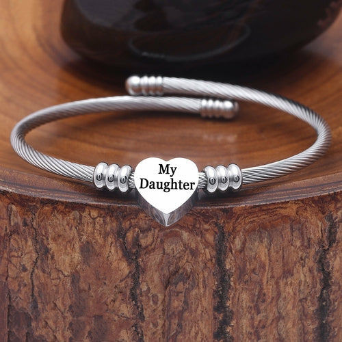 Stainless Steel Bangle with Inspirational Quotes - 27 Options Available, Buy 2 Get 1 Free with Code "Quotes2" - Jewelry & Watches - Bijou Her - Style -  - 