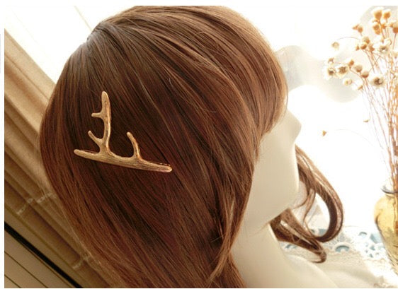 Stylish Deer Hair Clips - Lightweight Alloy Design, 6.3x4.3cm, 9.6g - Jewelry & Watches - Bijou Her -  -  - 