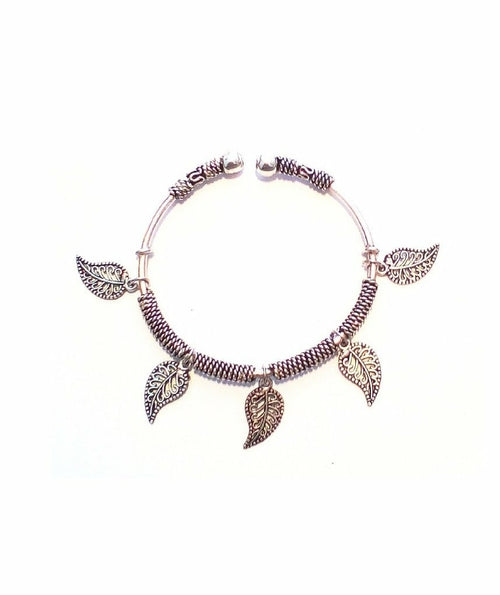 Handmade Bali Style Silver Bracelet with Unique Charms - Hypoallergenic and Adjustable - Jewelry & Watches - Bijou Her - Style -  - 
