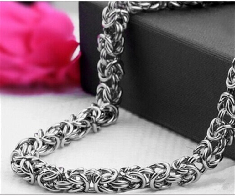 Stainless Steel Ring Buckle Chain Bracelet - Men's Streetwear Chain Collection - Jewelry & Watches - Bijou Her -  -  - 