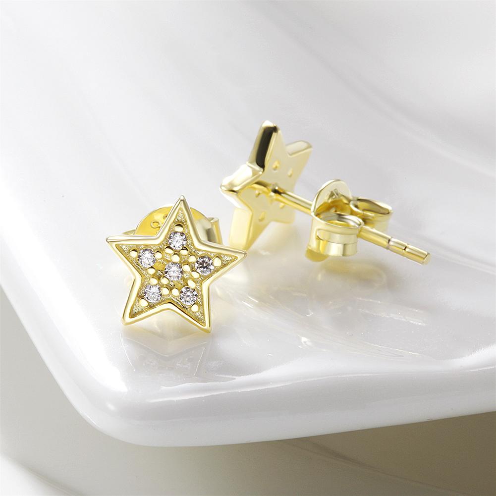 Hypoallergenic Gold Star Stud Earrings - Jewelry & Watches - Bijou Her -  -  - 