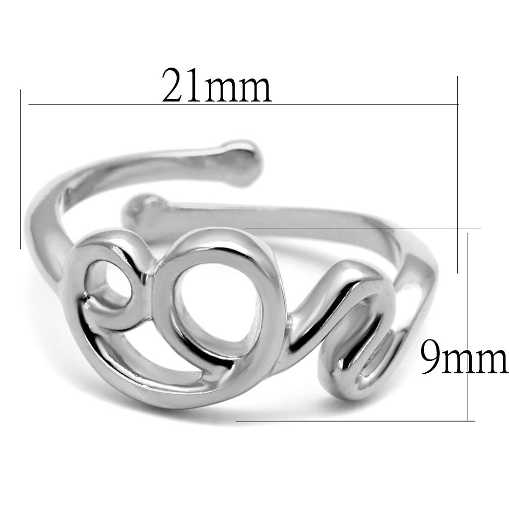 Rhodium Brass Ring - No Stone, 4-7 Day Shipping Lead Time, 2.02g Weight - Jewelry & Watches - Bijou Her -  -  - 