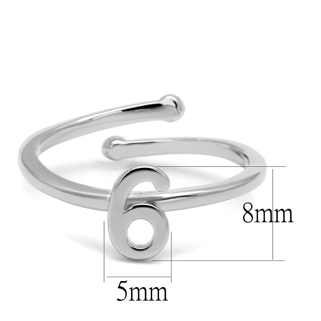 Rhodium Brass Ring - No Stone, 4-7 Day Shipping Lead Time, 1.63g Weight - Jewelry & Watches - Bijou Her -  -  - 