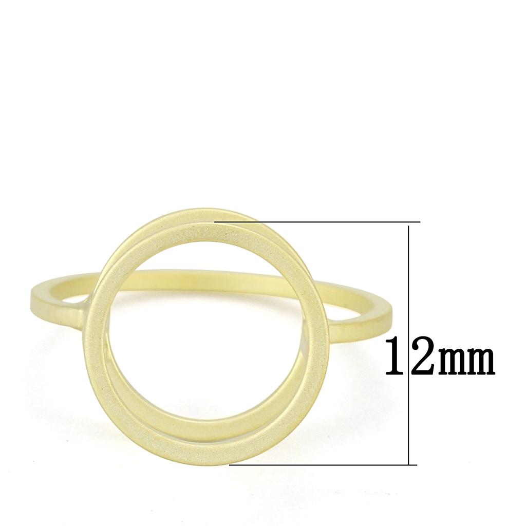 Minimalist Matte Gold Brass Ring - No Stone, Under $5, Women's Single-Tone Jewelry - Jewelry & Watches - Bijou Her -  -  - 