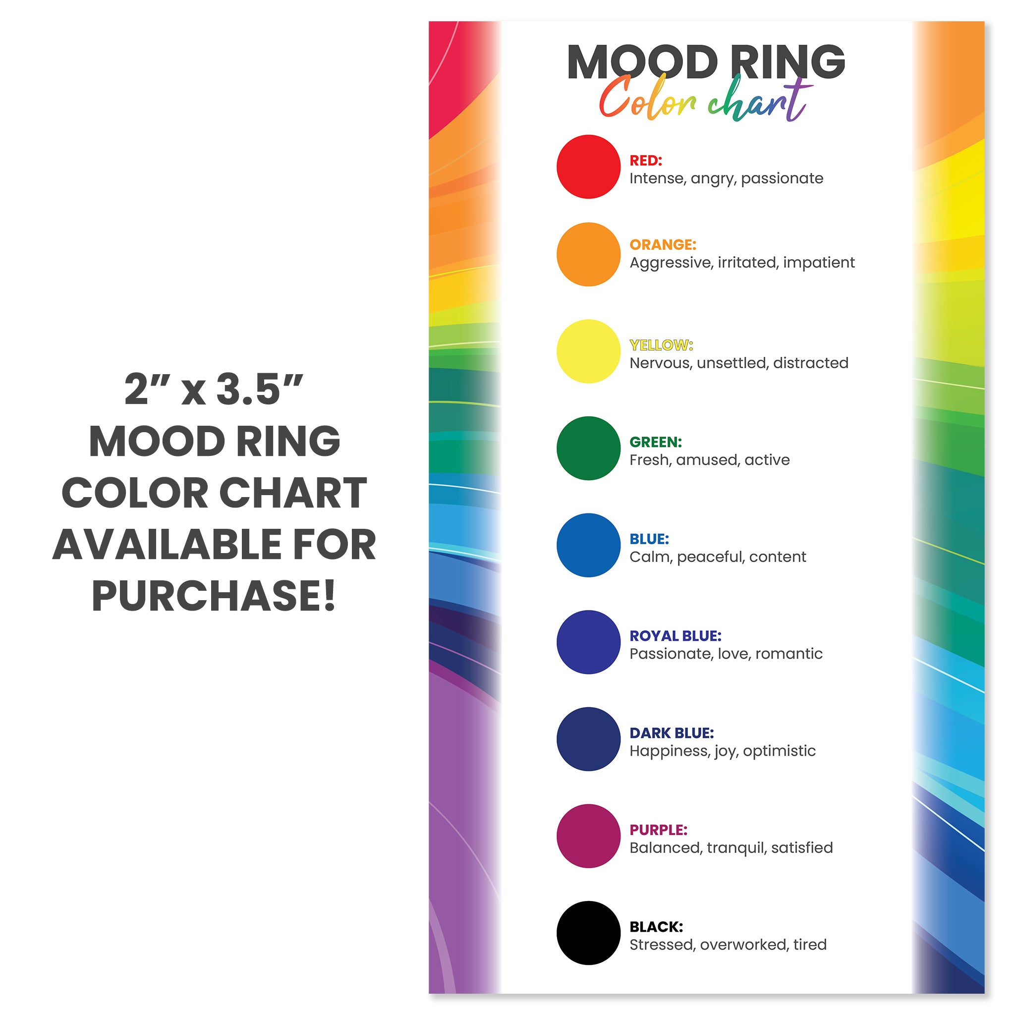 Hearts Stainless Steel Mood Ring - Reflects Your Emotions with Color-changing Band - Jewelry & Watches - Bijou Her -  -  - 