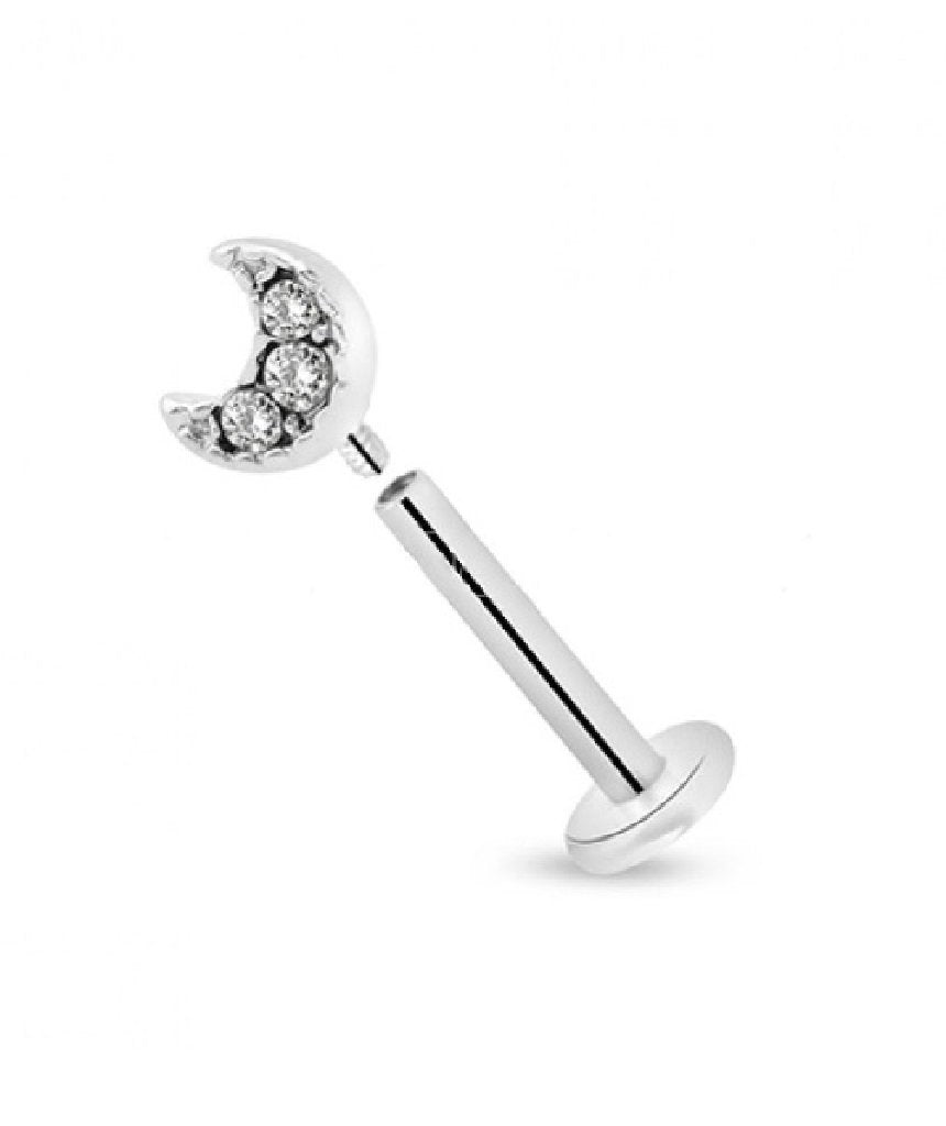 Surgical Steel Tragus Piercing with Gemstones - Hypoallergenic & Nickel-Free - Jewelry & Watches - Bijou Her -  -  - 