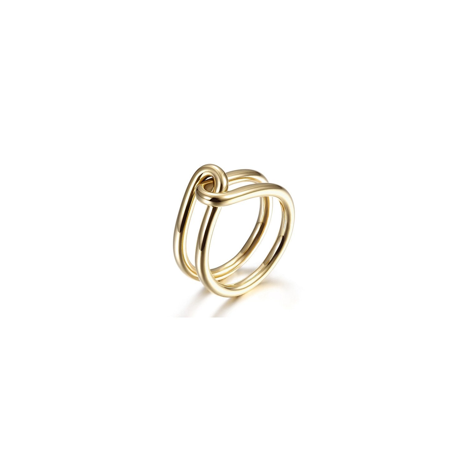 Hypoallergenic Gold Love Knot Ring - Perfect for Weddings and Graduations - Jewelry & Watches - Bijou Her -  -  - 