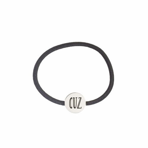 Round Hybrid Hair Tie Bracelet: Inspirational Charm, High Quality Elastic, Comfort Fit - Jewelry & Watches - Bijou Her - Color - Option - 