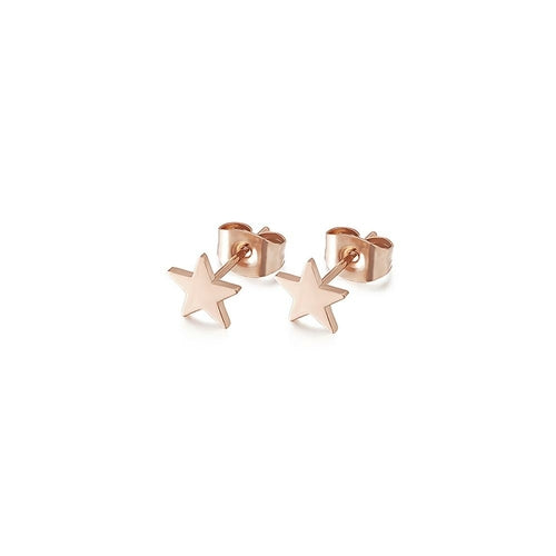 Hypoallergenic Star Stud Earrings in Gold and Rose Gold for Women - Jewelry & Watches - Bijou Her - Color -  - 