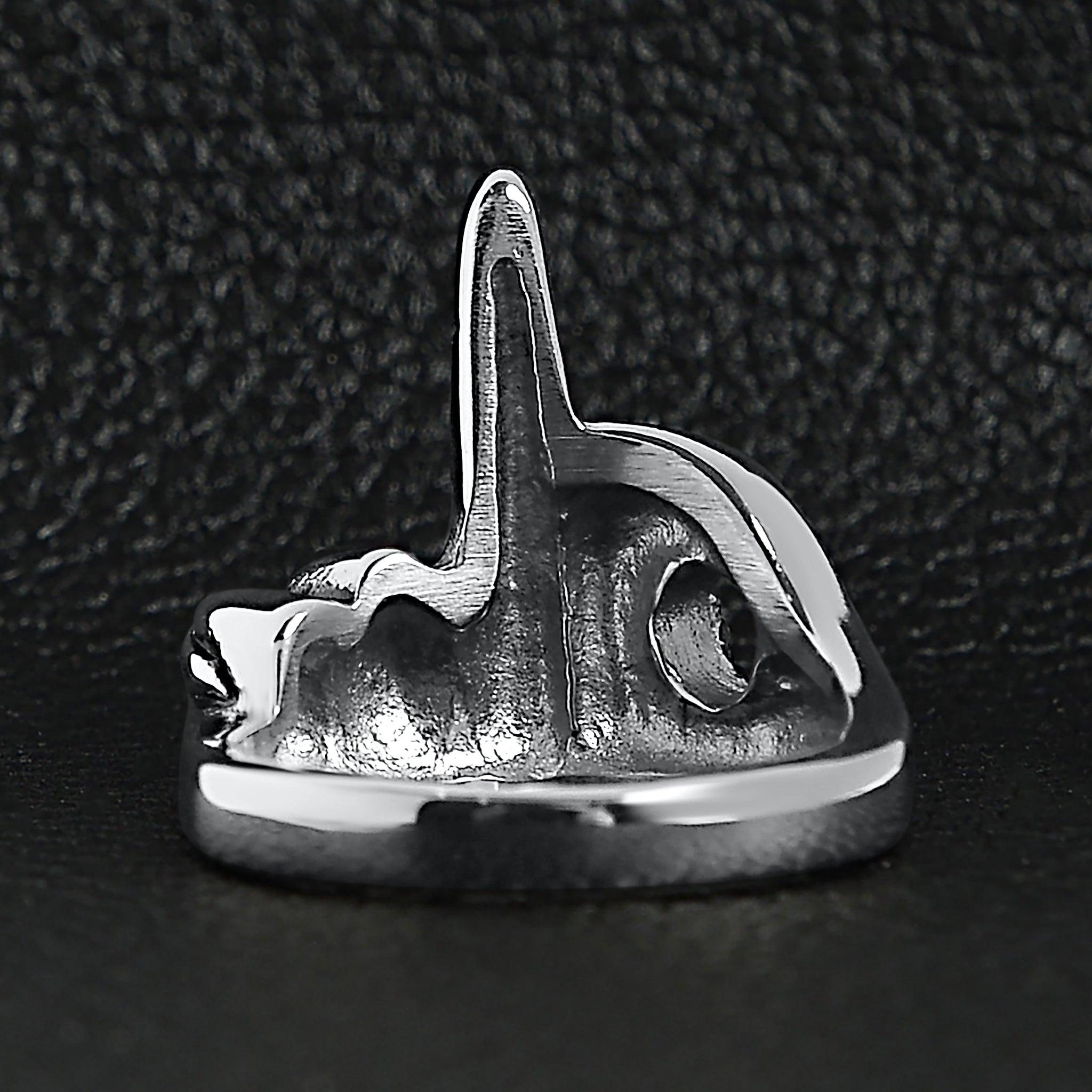 Stainless Steel Polished Middle Finger Ring - Durable and Fashionable - Jewelry & Watches - Bijou Her -  -  - 