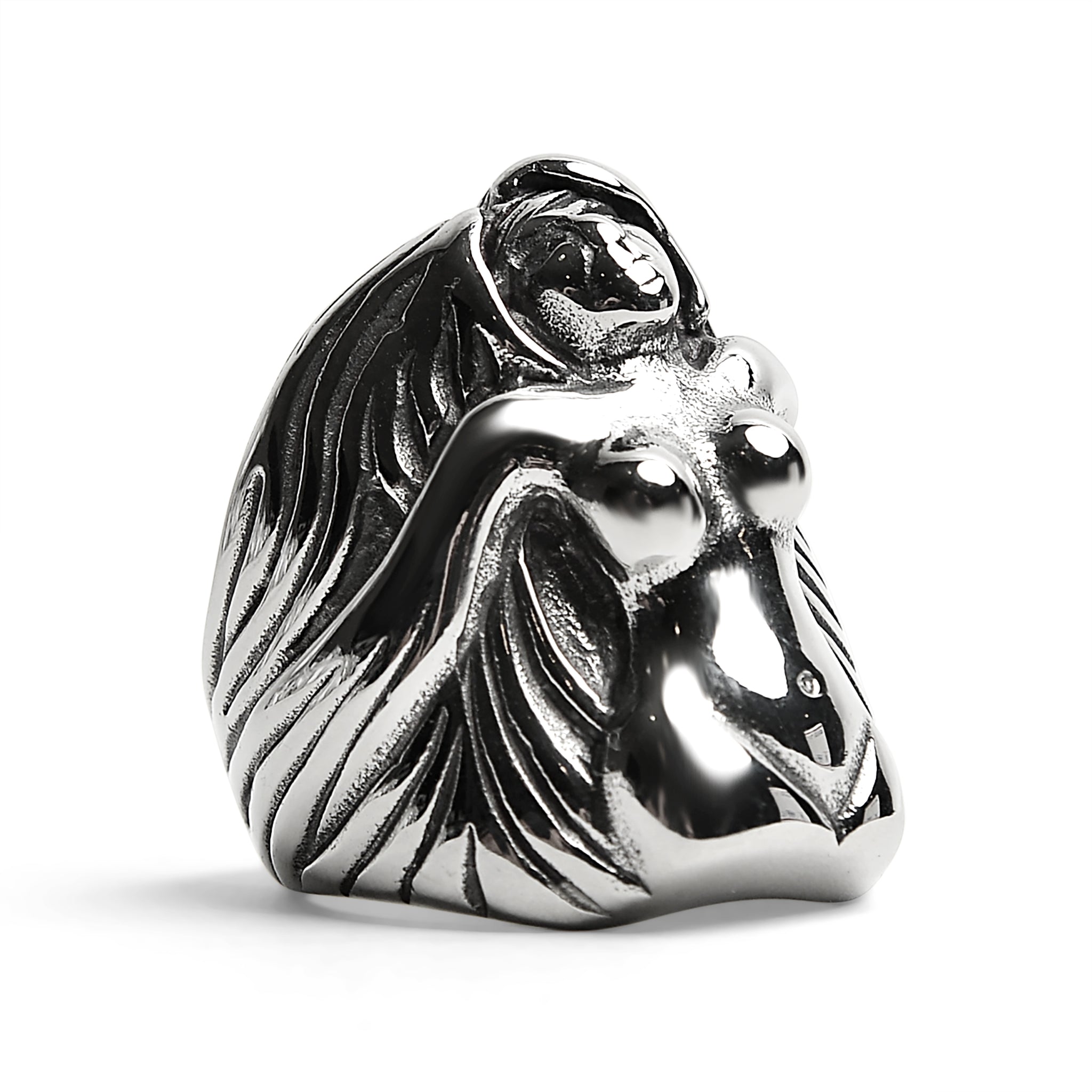 Stainless Steel Nude Goddess Ring - Sensual and Durable Jewelry for Everyday Wear - Jewelry & Watches - Bijou Her -  -  - 