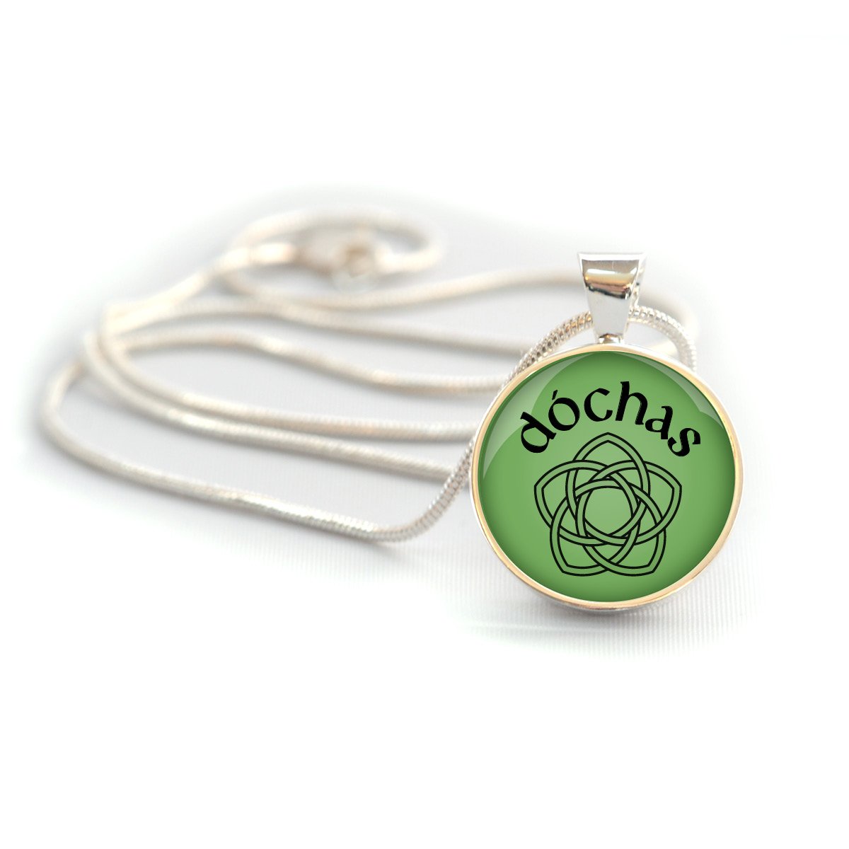 Irish "Hope" Celtic Rose Necklace & Bracelet Set - Silver-Plated, Hand-Crafted, Nickel-Free - Bracelets - Bijou Her -  -  - 