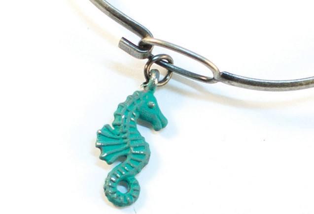 Whimsical Silver Seahorse Charm Jewelry - Bracelet, Necklace, or Charm Only - Jewelry & Watches - Bijou Her -  -  - 