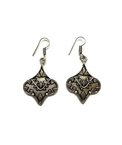 Silver Ethnic Festival Earrings - Hypoallergenic and Adjustable - Jewelry & Watches - Bijou Her - Style -  - 