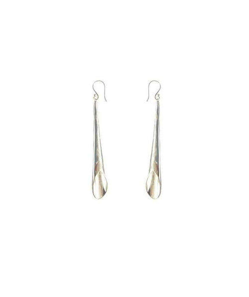 Timeless Flute Earrings in Gold and Silver Finish - Elegant Design, Hypoallergenic Material, 6cm and 9cm Lengths - Jewelry & Watches - Bijou Her - Color -  - 