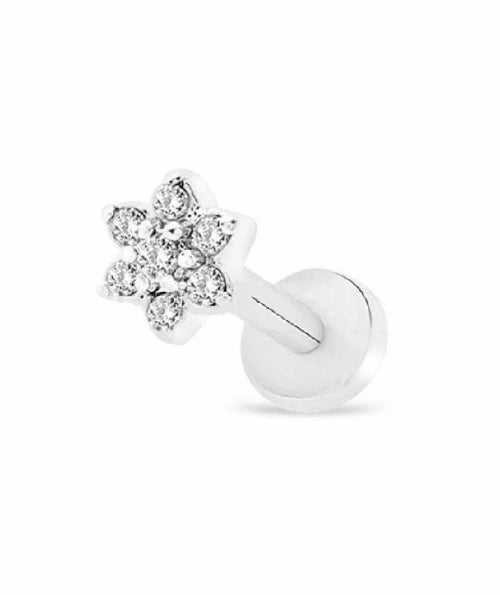 Surgical Steel Tragus Piercing with Gemstones - Hypoallergenic & Nickel-Free - Jewelry & Watches - Bijou Her - Type -  - 