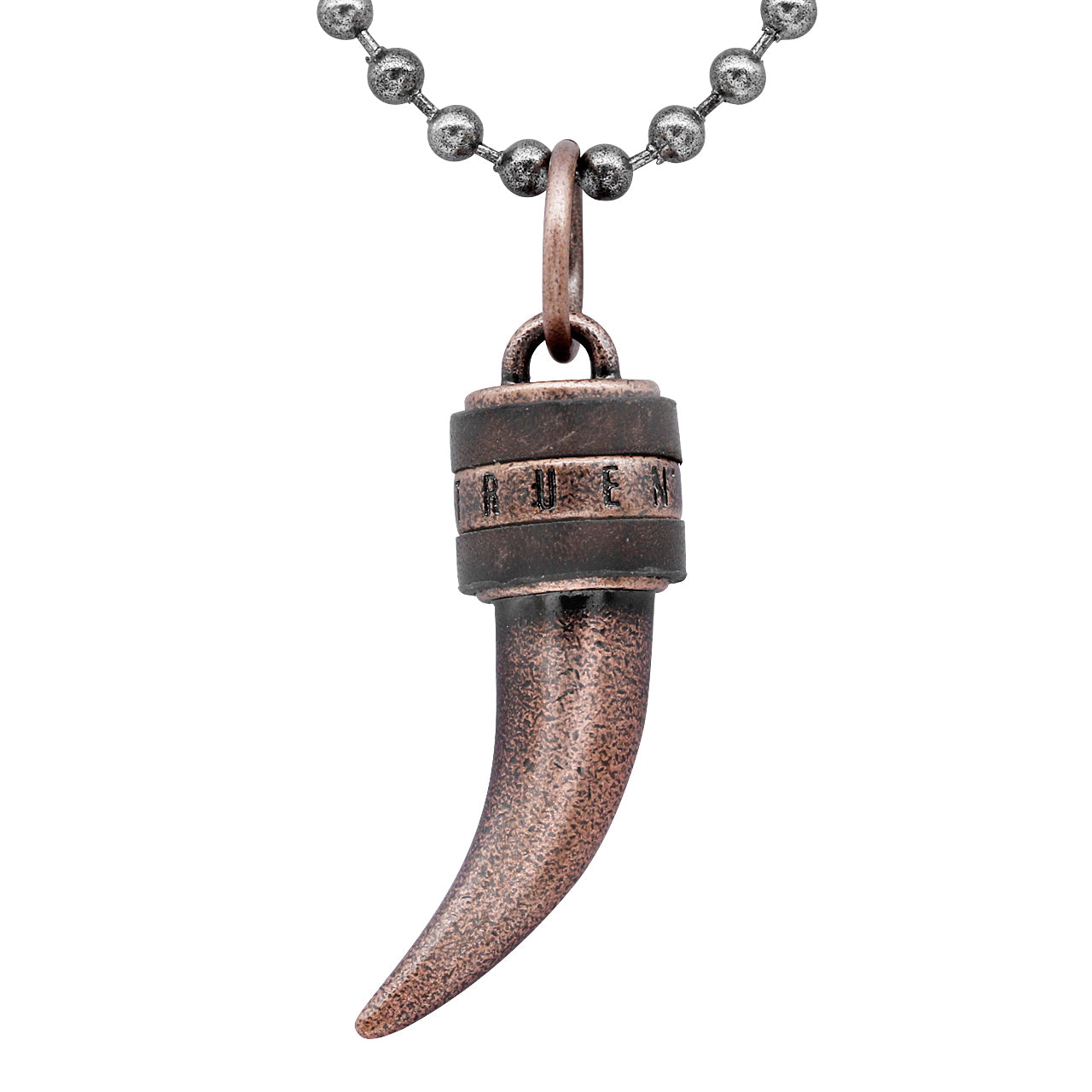 Tribal wolf tooth copper plating Necklace - Jewelry & Watches - Bijou Her -  -  - 