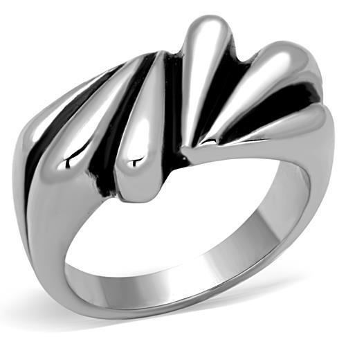 Stainless Steel Women's Ring - Hypoallergenic & Stylish - Jewelry & Watches - Bijou Her -  -  - 