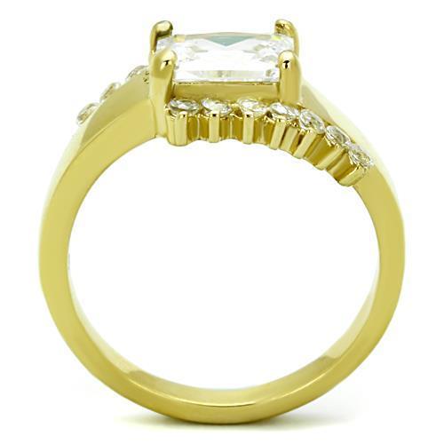 IP Gold Stainless Steel Ring with AAA CZ | Ships in 1 Day
Category: Ring | Material: Stainless Steel | Finish: IP Gold | Center Stone: AAA CZ | Weight: 4.30g
Discover the TUSK Collection's Oblong P - Jewelry & Watches - Bijou Her -  -  - 