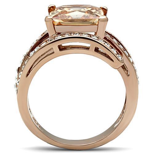 Women Stainless Steel Cubic Zirconia Rings TK1665 - Jewelry & Watches - Bijou Her -  -  - 