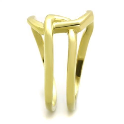 Minimalist IP Gold Stainless Steel Ring - No Stone, Under $5, Ships in 1 Day - Jewelry & Watches - Bijou Her -  -  - 