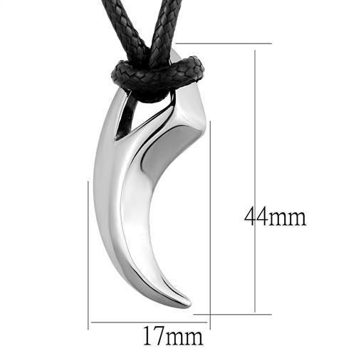 High Polished Stainless Steel Necklace - No Stone, 23.09g, Backordered - Jewelry & Watches - Bijou Her -  -  - 