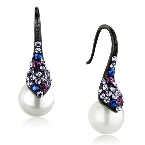 Stainless Steel Pearl Earrings for Women - Synthetic White Pearls - Jewelry & Watches - Bijou Her -  -  - 