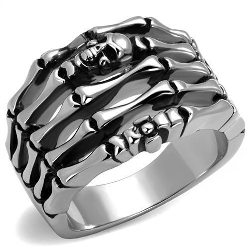 Stainless Steel Men's Ring - High-Polished with Jet Stone Accents
Looking for a hypoallergenic men's ring that makes a statement? Our stainless steel ring features a high-polished finish and jet stone accents. Built to last, it's - Jewelry & Watches - Bijou Her -  -  - 