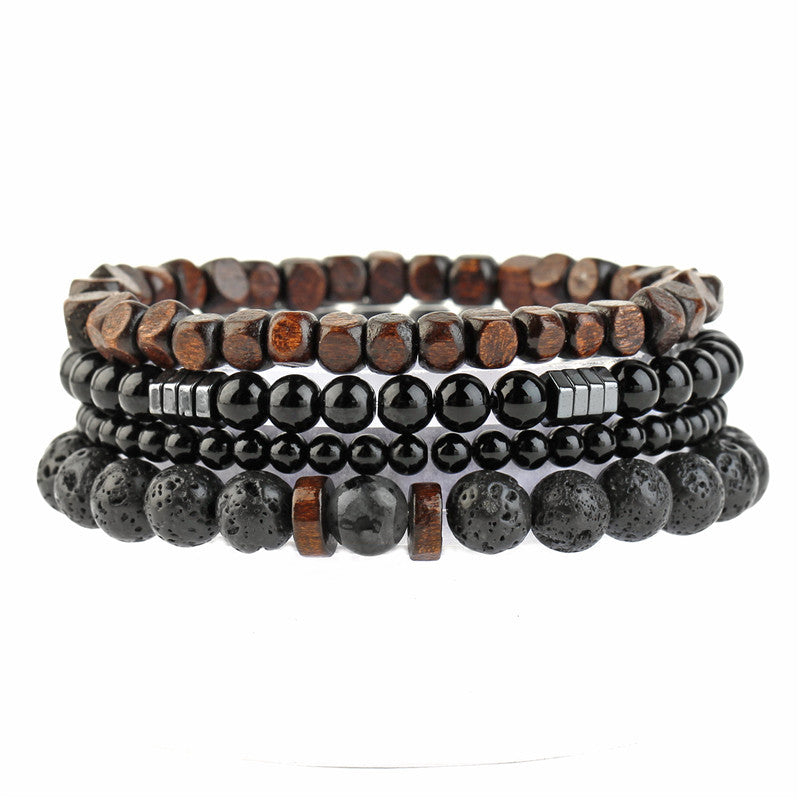 Woven Stone Beaded Multilayer Bracelet - 0 - Bijou Her - style -  - 