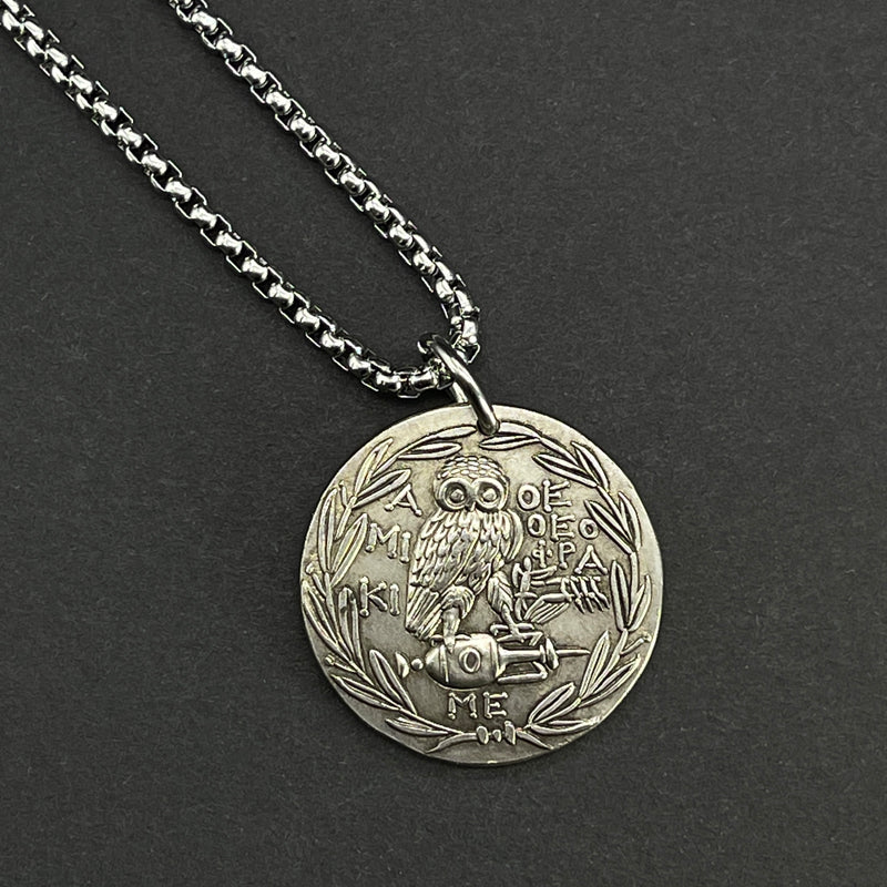 Vintage Portrait Coin Necklace Alloy - 0 - Bijou Her -  -  - 