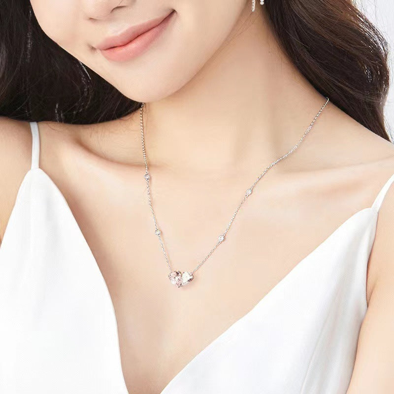 Necklace Female Clavicle Chain Simple And Advanced Feeling - 0 - Bijou Her -  -  - 