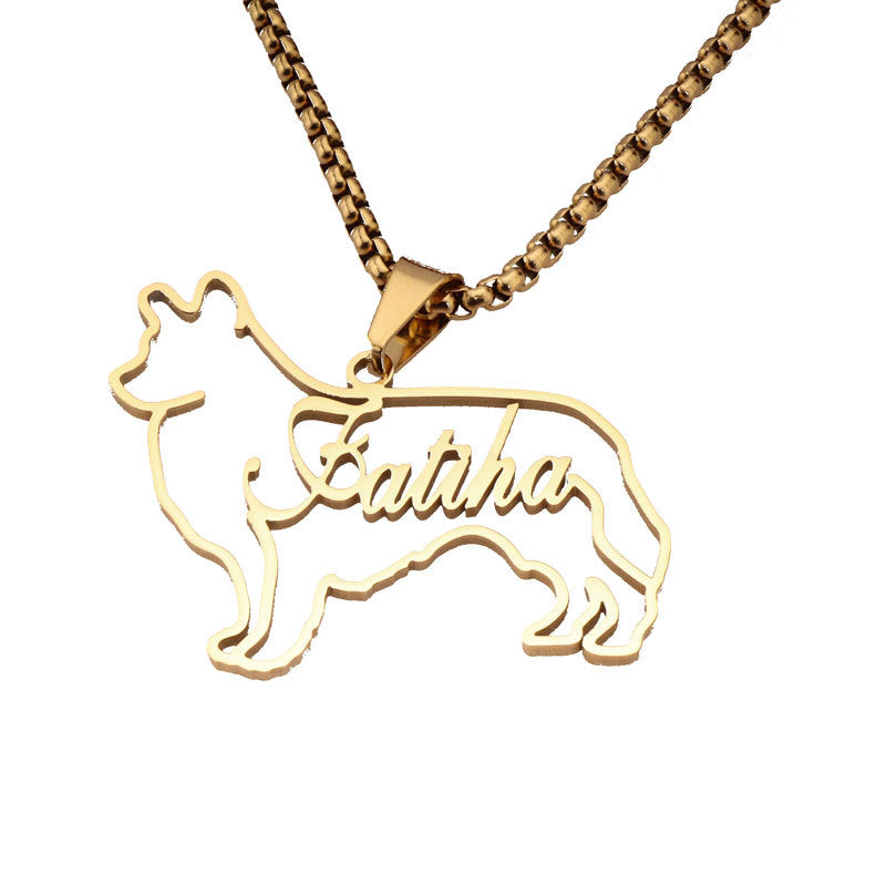 Personalized Pet Stainless Steel Necklace - 7 - Bijou Her -  -  - 