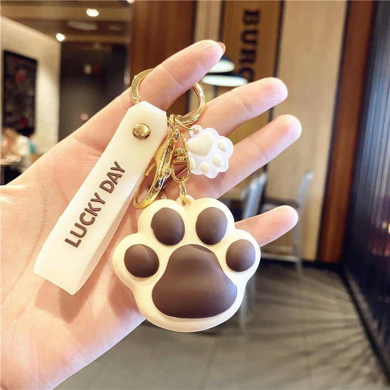 Women's Fashion Creative Cat Paw Keychain - 0 - Bijou Her - Color -  - 