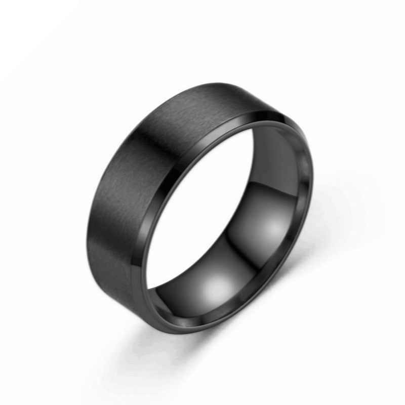 Simple Shell Pattern Men's Ring - 0 - Bijou Her -  -  - 