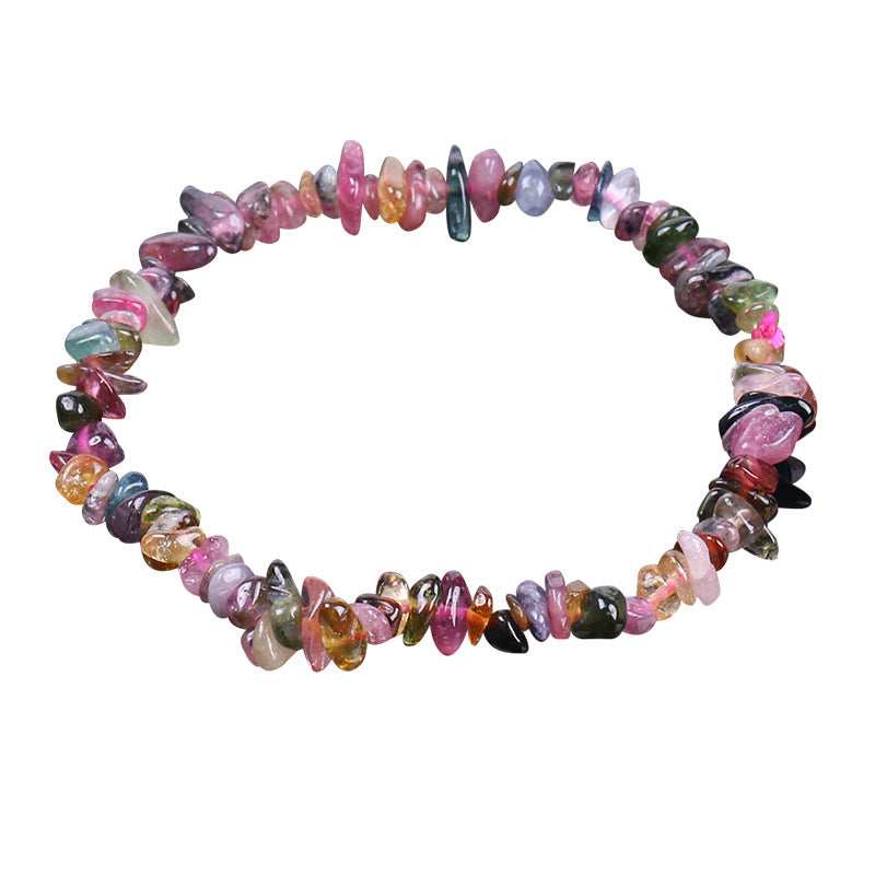 Handmade Crystal Chip Irregular Gravel Bracelet Female - 0 - Bijou Her -  -  - 