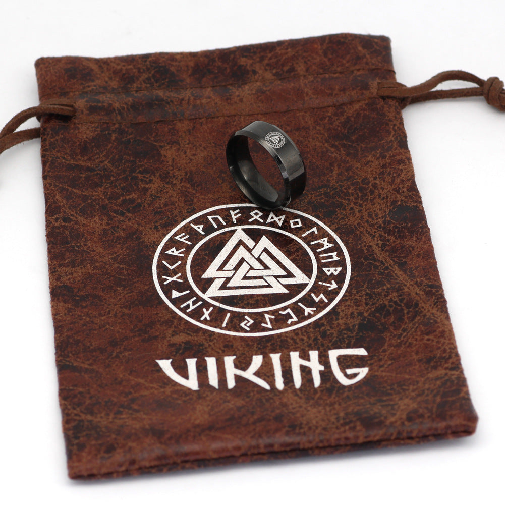 Hot Sale At AliExpress Man's Wholesale Vintage Viking Rune Domineering Men's Ring Trendy Ornament - 0 - Bijou Her -  -  - 