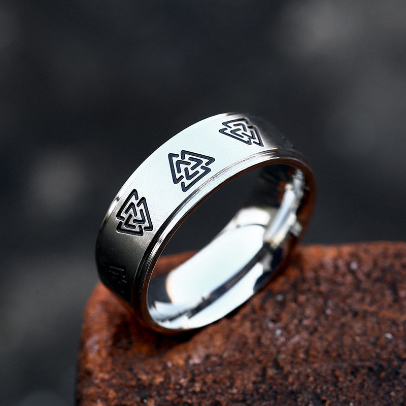 Korean Simple Vintage Stainless Steel Ring - 0 - Bijou Her -  -  - 