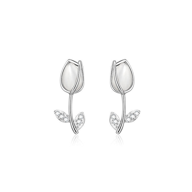 Tulip Minority Design Female Earrings - 0 - Bijou Her - Color -  - 