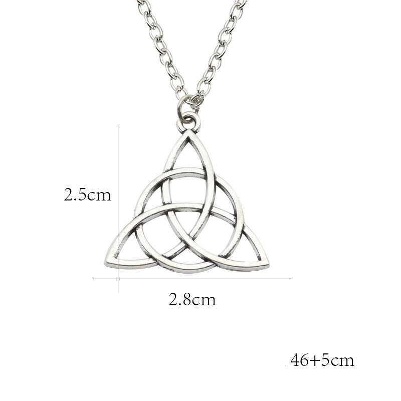 Men's Geometric Triangle Alloy Pendant - 0 - Bijou Her -  -  - 