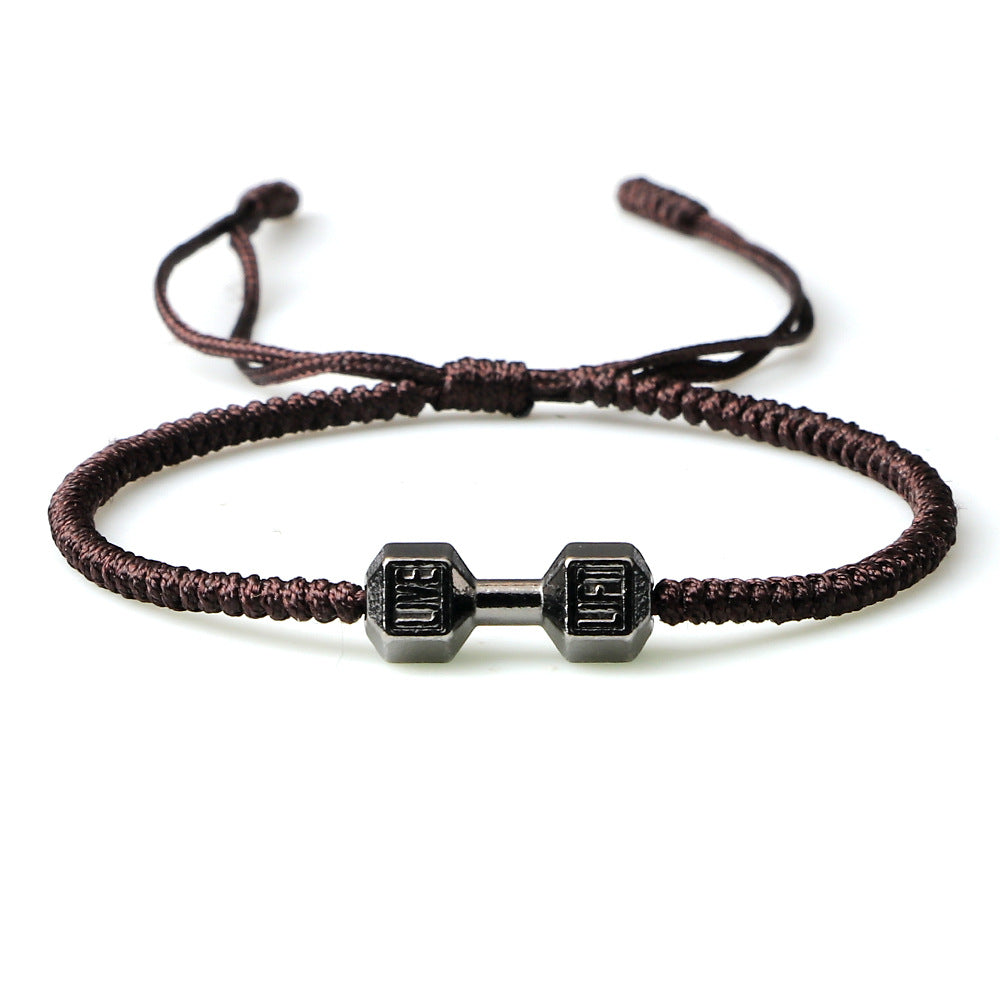 Originality Woven Dumbbell Alloy Bracelet - 0 - Bijou Her - Color -  - 