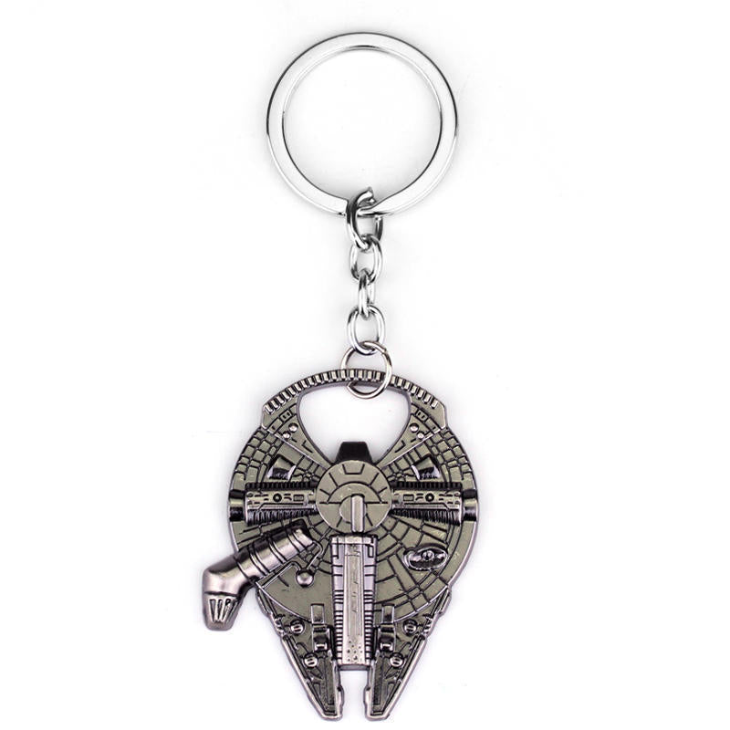 Keychain Star Wars Star Trek Spacecraft Battleship Pendant Pendant - 0 - Bijou Her -  -  - 