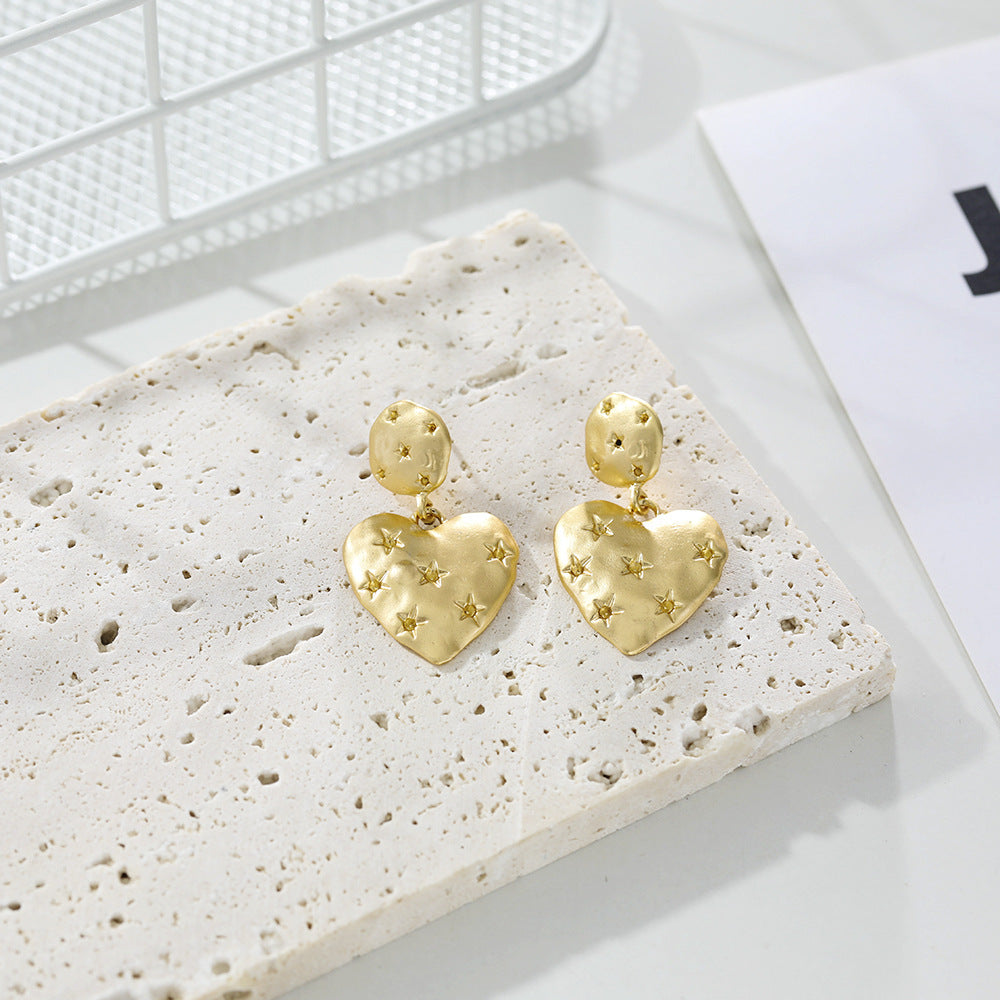 Stylish And Simple Metal Geometric Irregular Earrings - 0 - Bijou Her -  -  - 