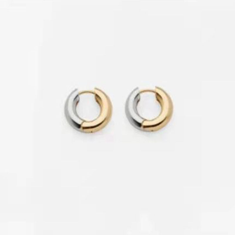 Women's Fashionable Metal Thick Earrings - 0 - Bijou Her -  -  - 